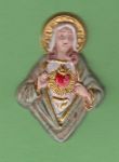 Madonna Nr. 10 / 5,5 cm pastell bemalt