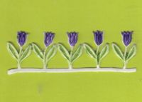 Tulpen 5er-Set lila  2,4 cm (Auslaufartikel)